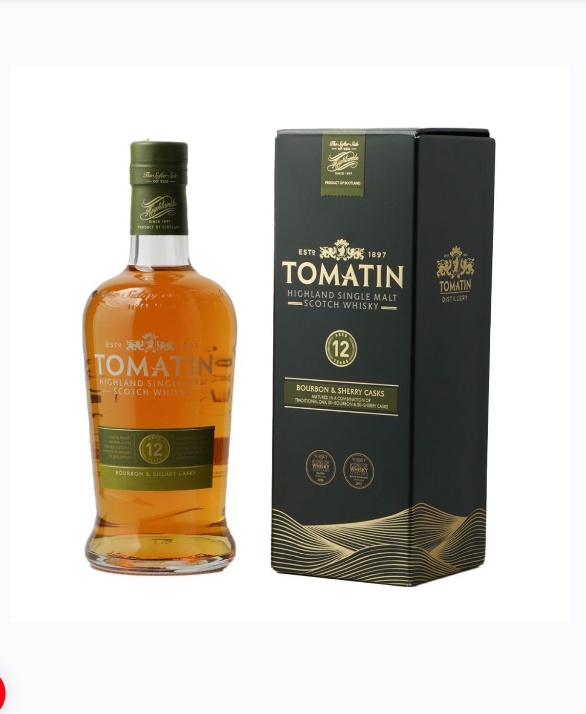 WHISKY TOMATIN AGED 12 ANOS + GIFTBOX 1LT