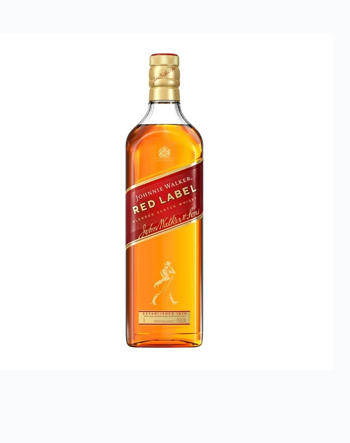 WHISKY JOHNNIE WALKER RED LABEL 1LT COM DOSADOR